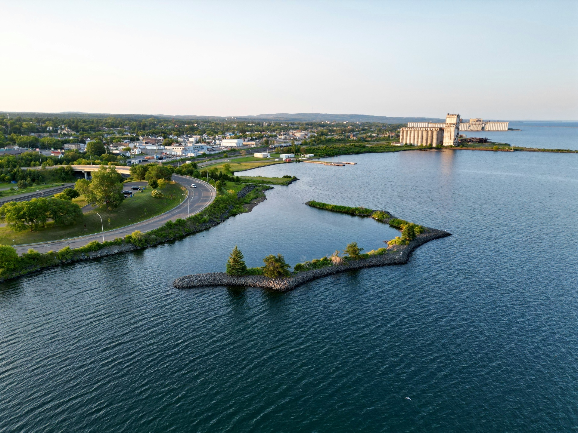 Aerial of Thunder Bay